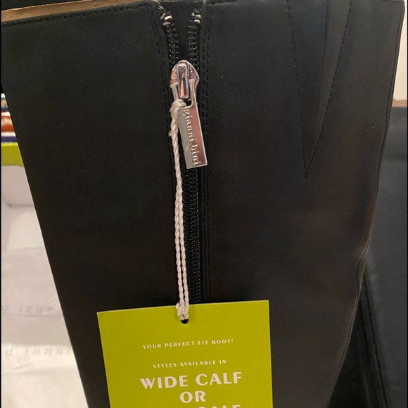 NWT Gianni Bini Black Lennoxe Leather Tall Boot Size 8.5 - Picture 5 of 8